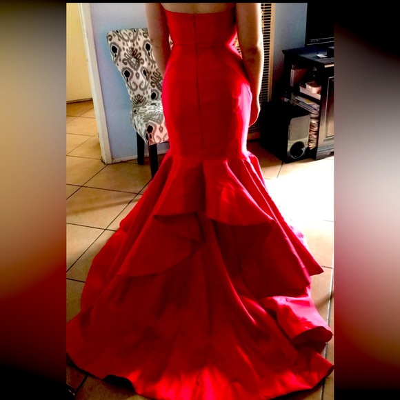 Beautiful Red Statement Dress - Picture 3 of 4